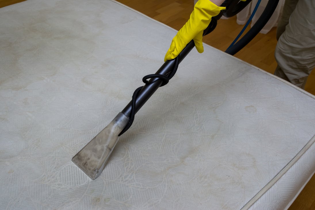 dry cleaning of a mattress